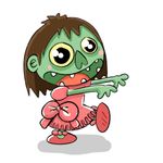 Our Mascot- A zombie in a FRILly outfit